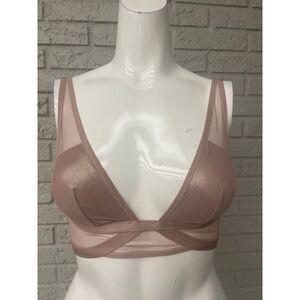 Victoria’s Secret Women Blush Shimmer Bralette Size XS NWT